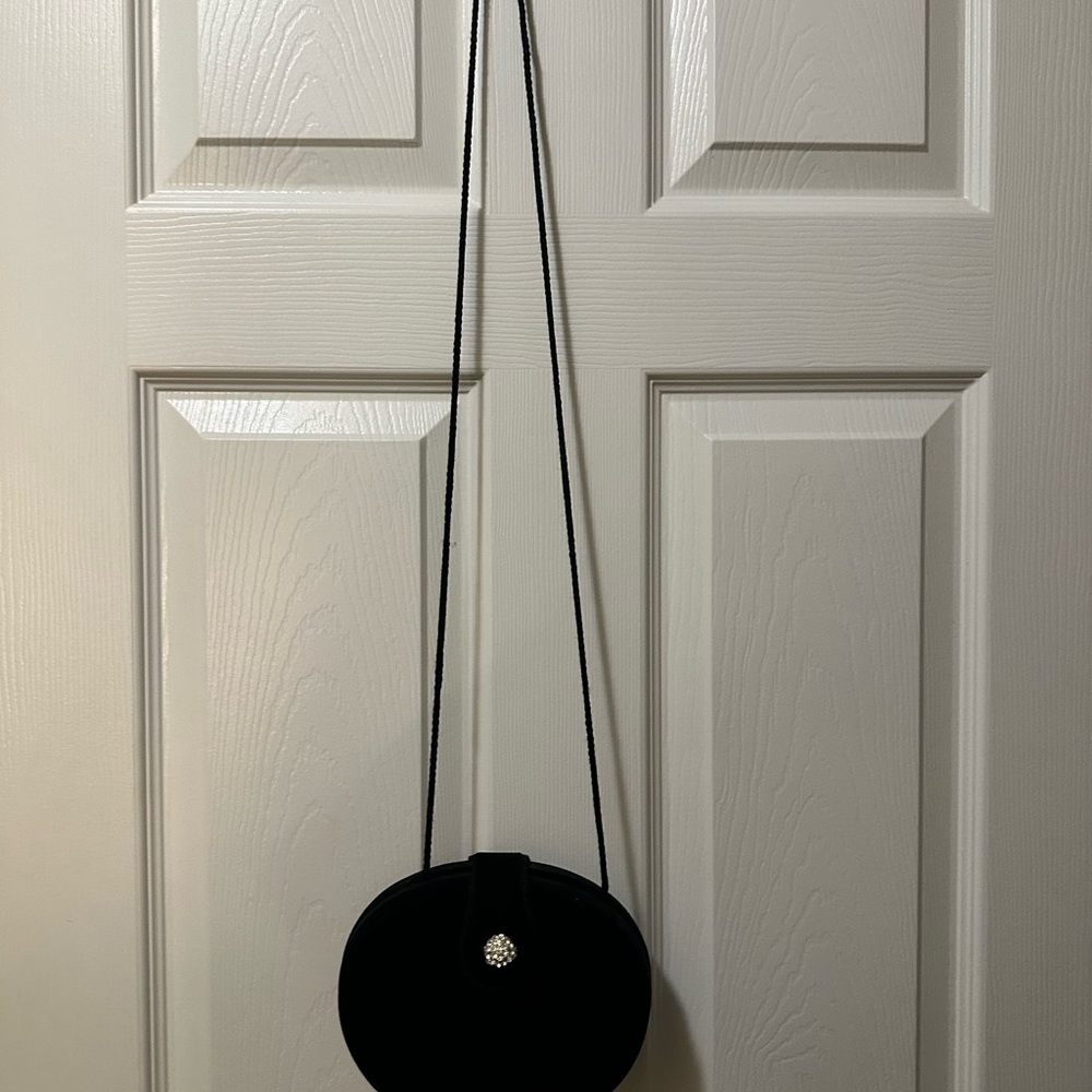 Elegant Black Round Women's Bag